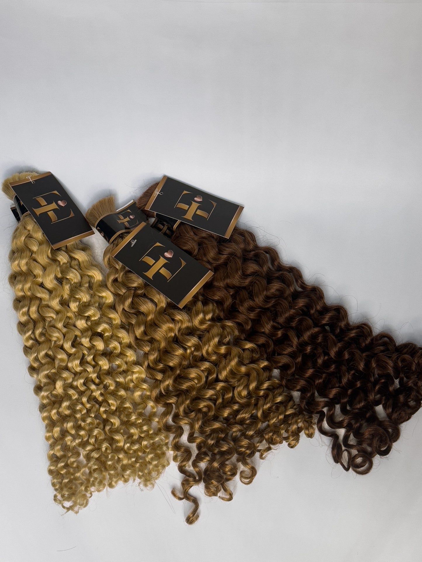 Bundled Pure Virgin Italy Curly / 100 grams (HUMAN HAIR BULK)