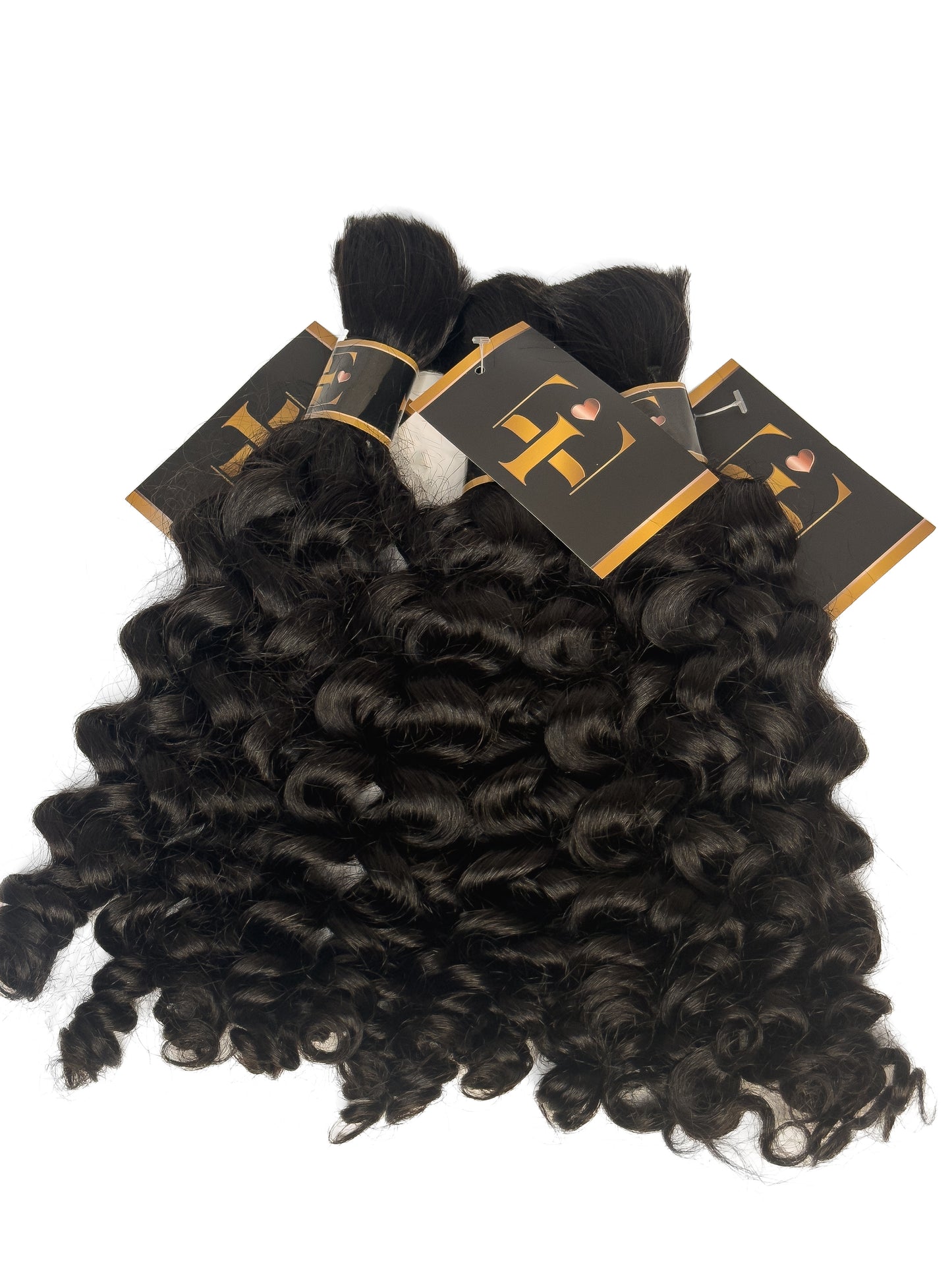 Bundled Pure Virgin Italy Curly / 100 grams (HUMAN HAIR BULK)